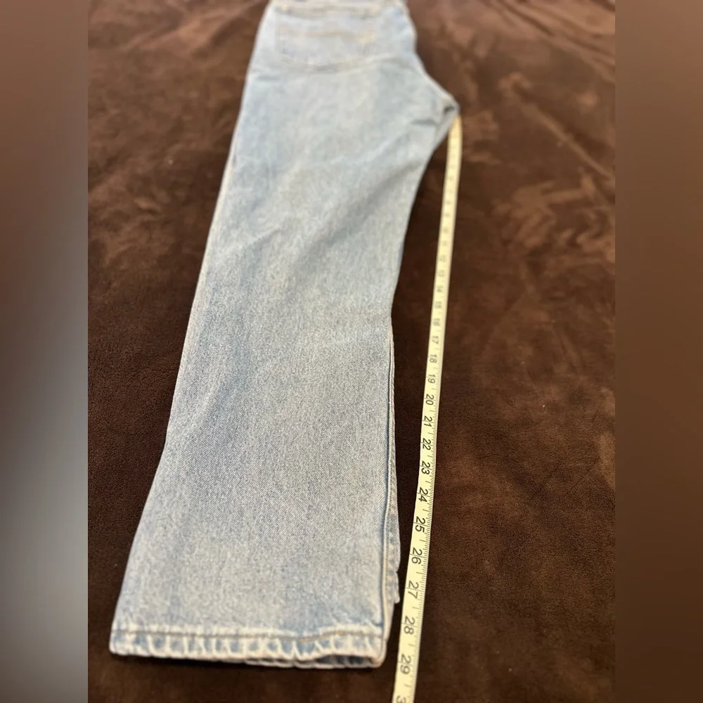 Vintage 90s Bugle Boy Jeans Size 38x30 705 Light Wash Denim Straight Leg.
